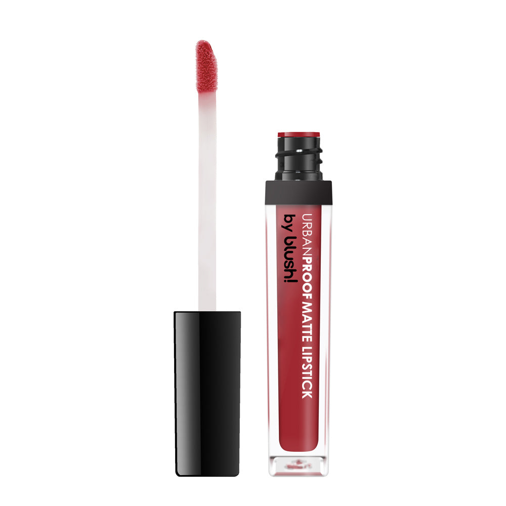 UrbanProof Lipstick 05 RED VELVET CUPCAKE by Blush with bold matte pigment, waterproof, vegan formula and transfer-free finish for all-day wear