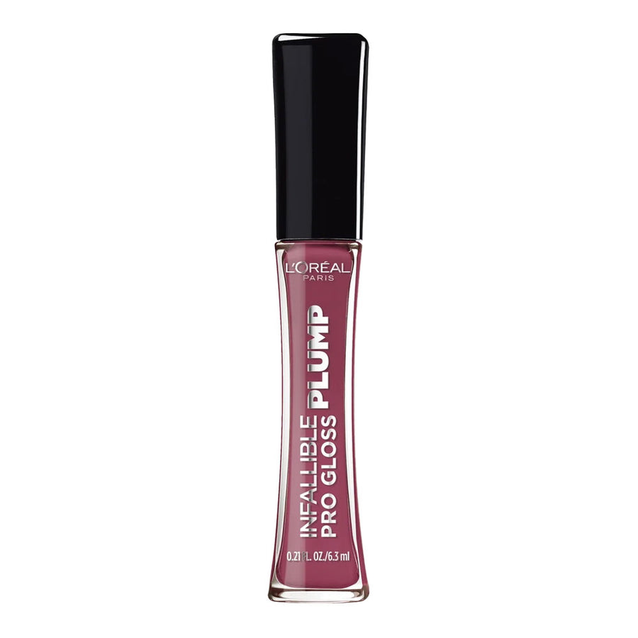 L'Oreal Gloss Plump 605 MOONLIT ROSE lip gloss delivers fuller-looking lips with high-shine plump and hydrating comfort