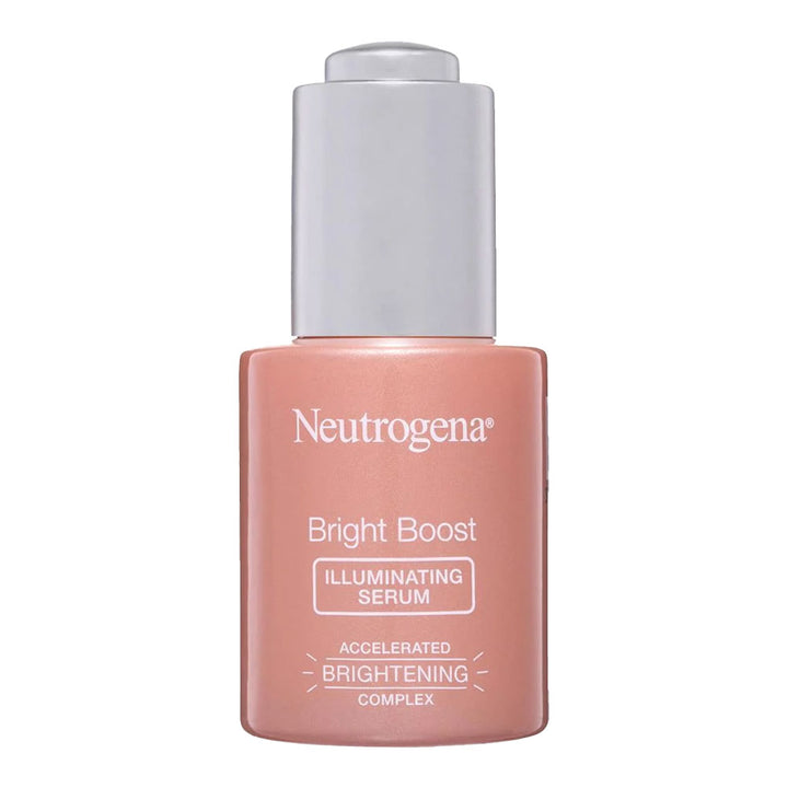 Neutrogena Bright Boost Illuminating Serum 30ml bottle on white background