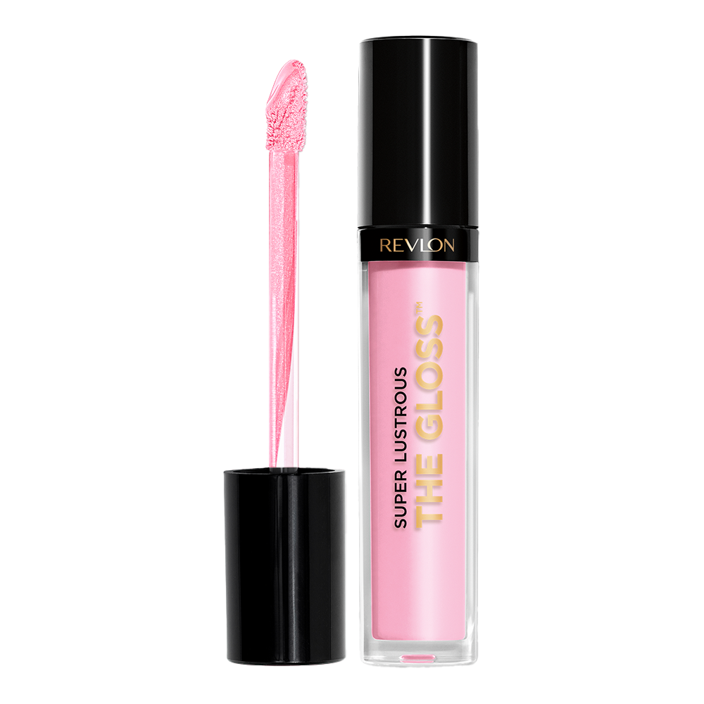 Revlon Super Lustrous Gloss 207 PINK SKY lip gloss with hydrating formula and high-shine, non-sticky finish