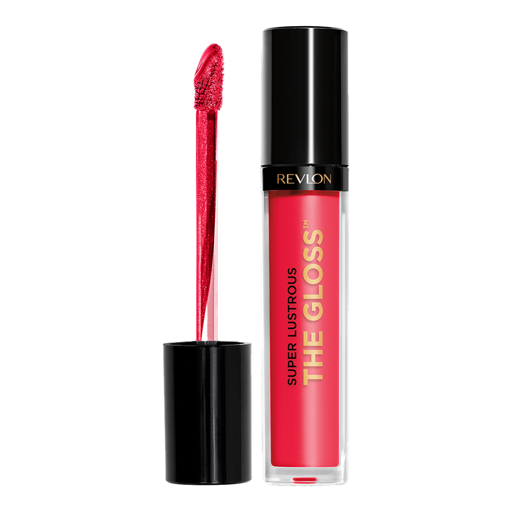 Revlon Super Lustrous Gloss 240 FATAL APPLE lip gloss with hydrating formula and high-shine, non-sticky finish
