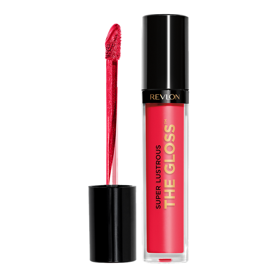 Revlon Super Lustrous Gloss 240 FATAL APPLE lip gloss with hydrating formula and high-shine, non-sticky finish
