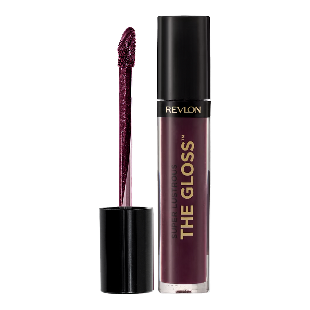 Revlon Super Lustrous Gloss 308 PLUM APPEAL lip gloss with hydrating formula and high-shine, non-sticky finish
