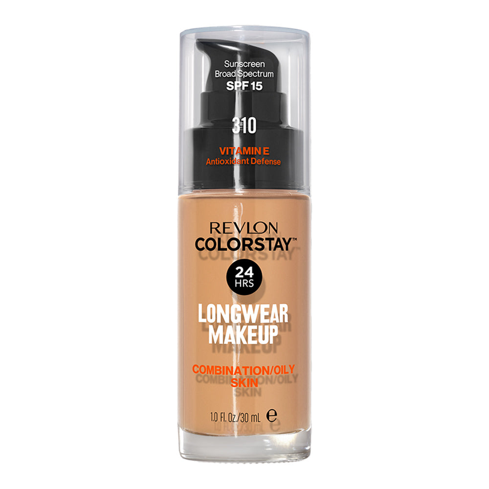 Revlon ColorStay Longwear Makeup Combination/Oily SPF15 30ml in shade 310 WARM GOLDEN - matte, breathable foundation for up to 24H wear
