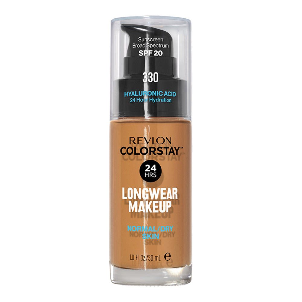 Revlon ColorStay Longwear Makeup Normal/Dry Skin SPF20 30ml in shade 330 NATURAL TAN - hydrating foundation with 24H wear
