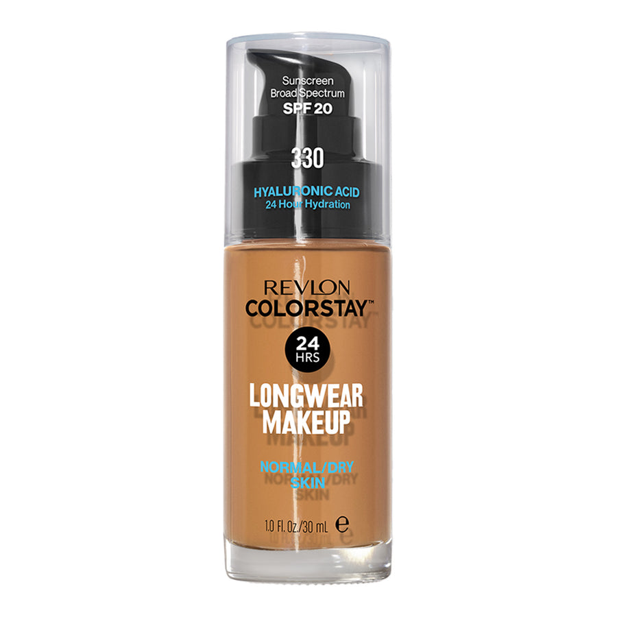 Revlon ColorStay Longwear Makeup Normal/Dry Skin SPF20 30ml in shade 330 NATURAL TAN - hydrating foundation with 24H wear
