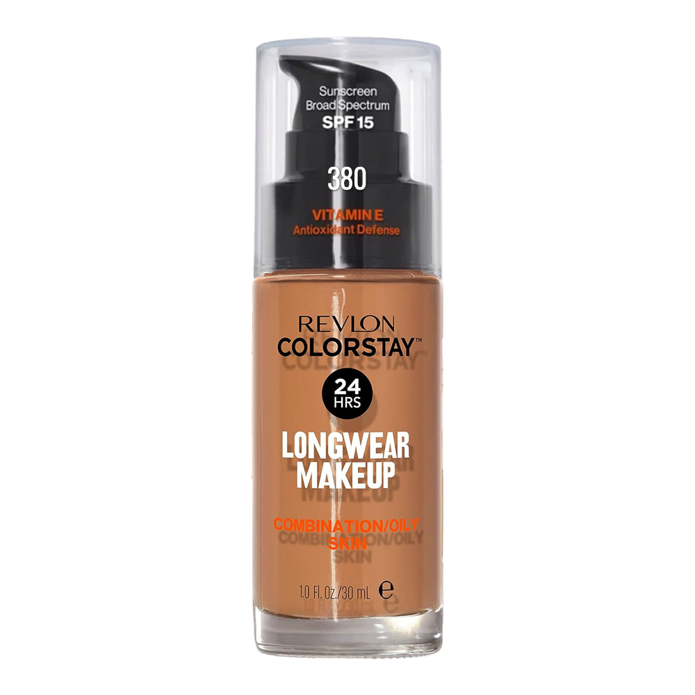 Revlon ColorStay Longwear Makeup Combination/Oily SPF15 30ml in shade 380 RICH GINGER - matte, breathable foundation for up to 24H wear
