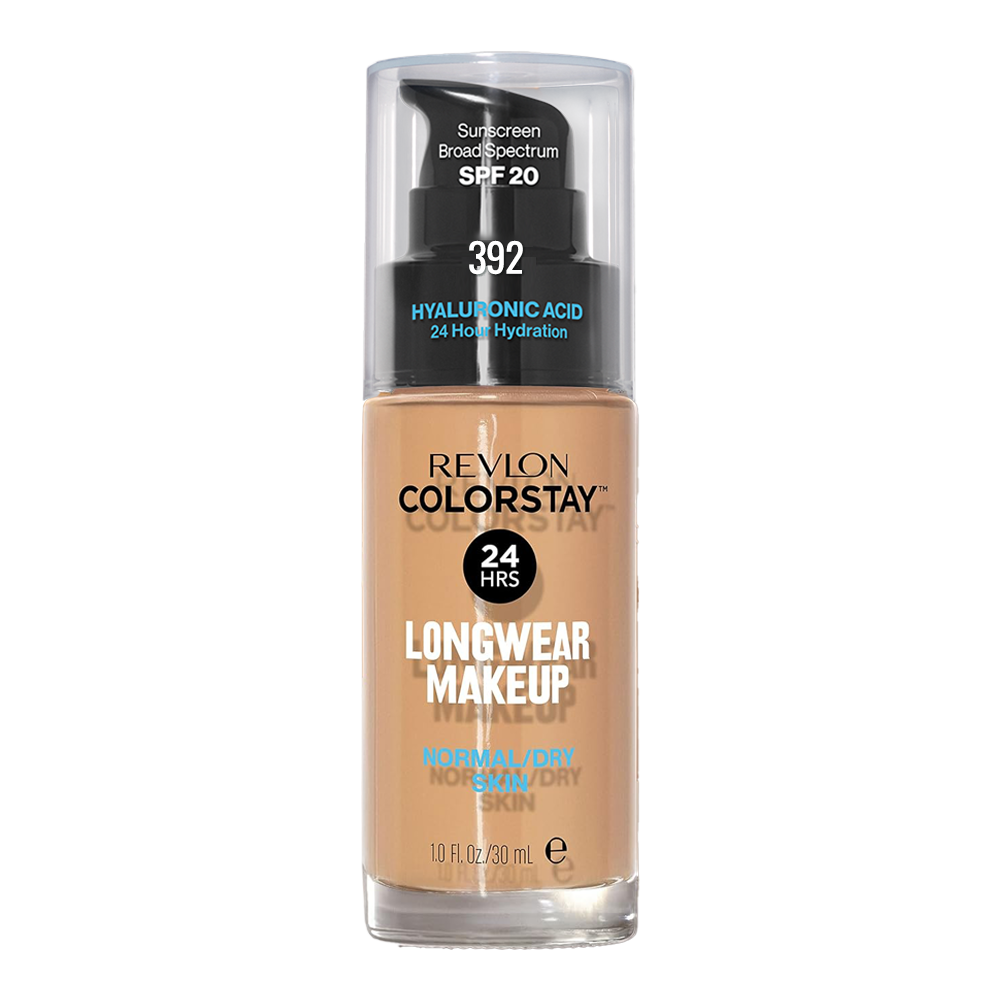 Revlon ColorStay Longwear Makeup Normal/Dry Skin SPF20 30ml in shade 392 SUN BEIGE - hydrating foundation with 24H wear
