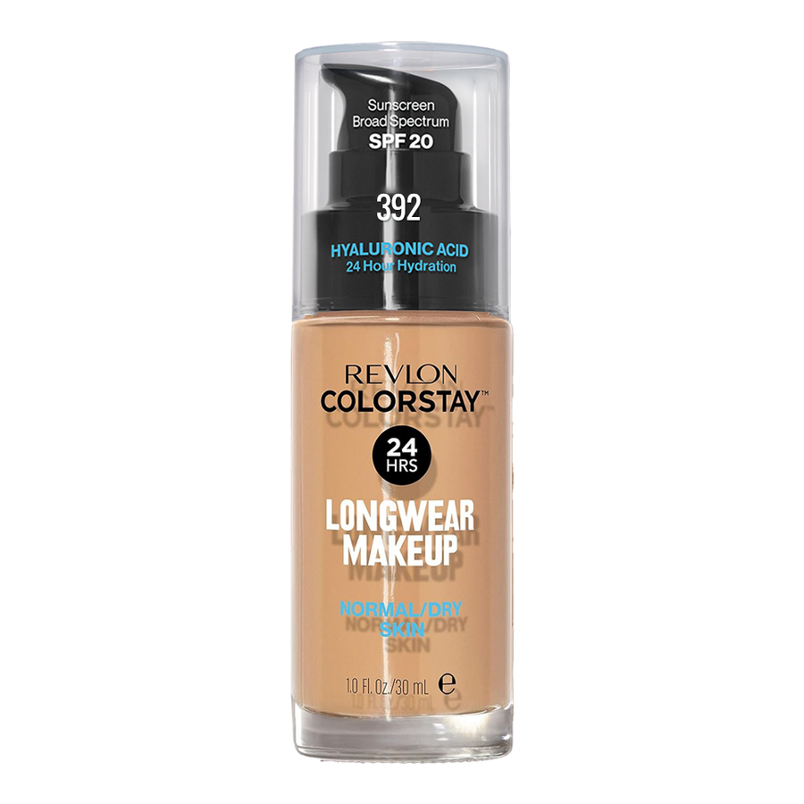 Revlon ColorStay Longwear Makeup Normal/Dry Skin SPF20 30ml in shade 392 SUN BEIGE - hydrating foundation with 24H wear
