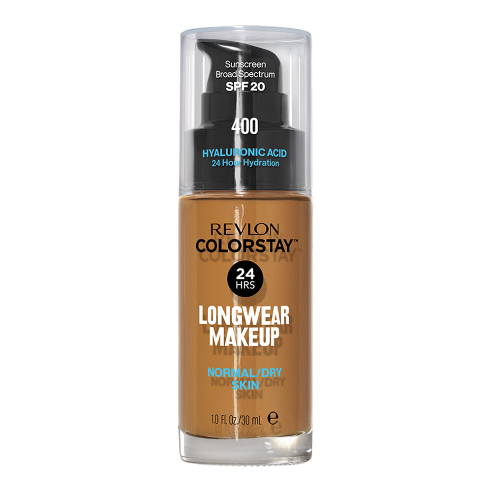 Revlon ColorStay Longwear Makeup Normal/Dry Skin SPF20 30ml in shade 400 CARAMEL - hydrating foundation with 24H wear
