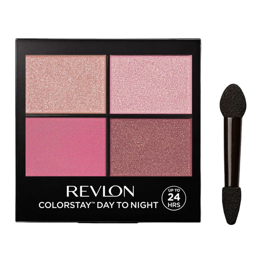 Revlon Day to Night Eyeshadow Quad 565 PRETTY - Longwear, buttery-soft formula
