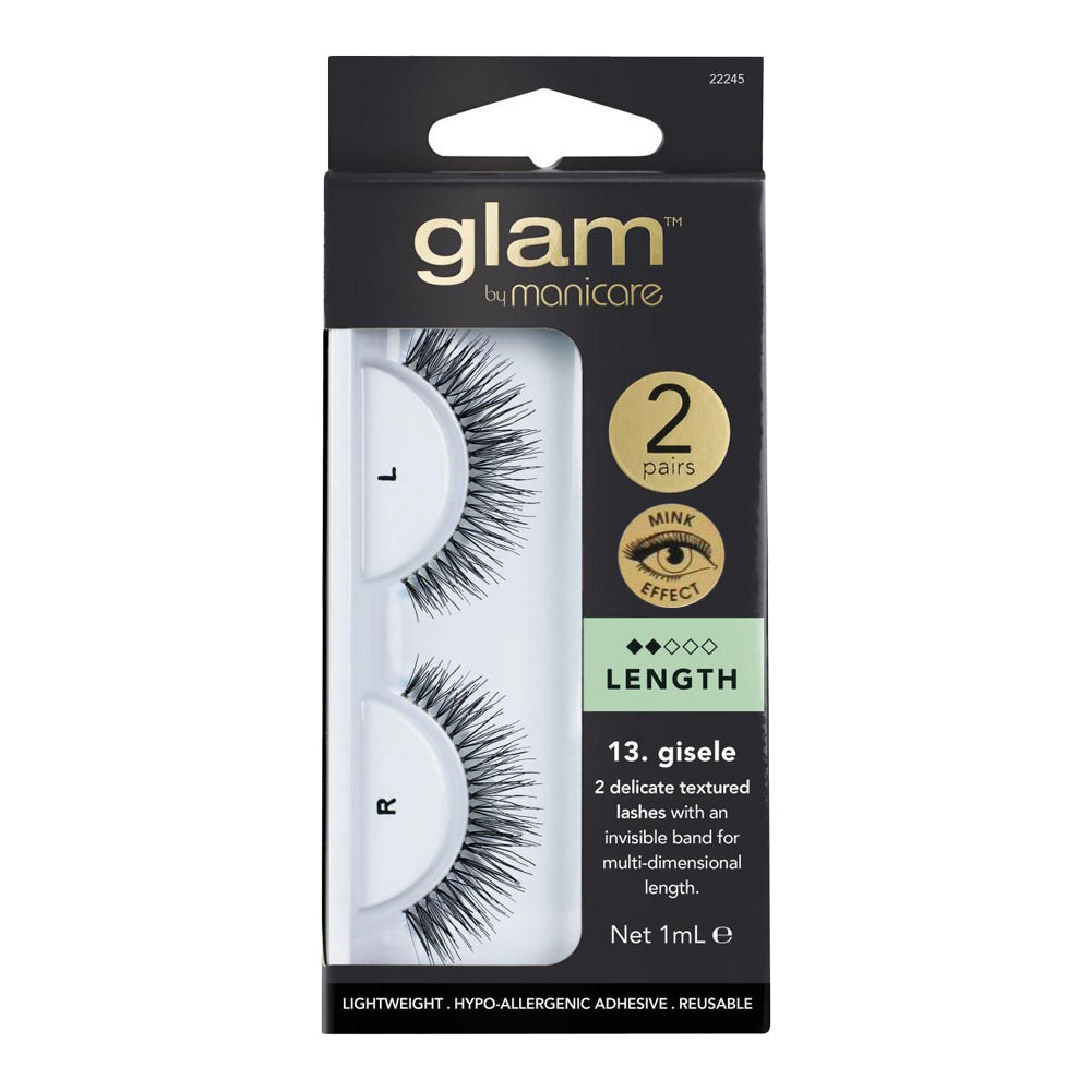 Glam by Manicare lashes 13 GISELLE - 2 pairs