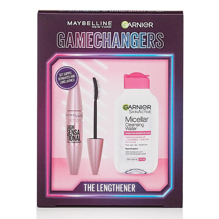 Maybelline Lash Sensational Mascara + Garnier Game Changers Gift Set