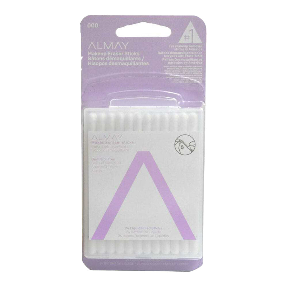Almay Oil Free Makeup Eraser Sticks 000 - 24 Liquid Filled Sticks
