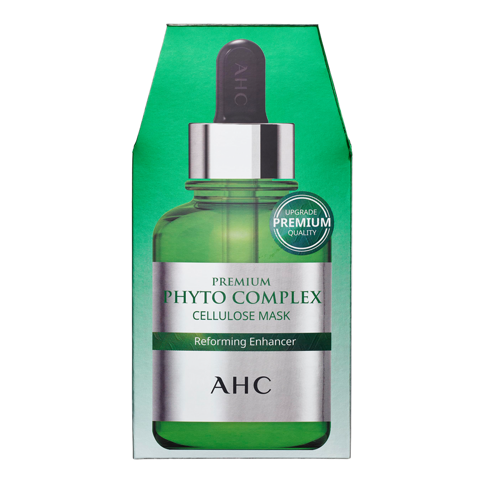 AHC Premium Phyto Complex Cellulose Mask Reforming Enhancer 27ml - 5 pack