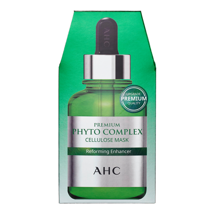 AHC Premium Phyto Complex Cellulose Mask Reforming Enhancer 27ml - 5 pack