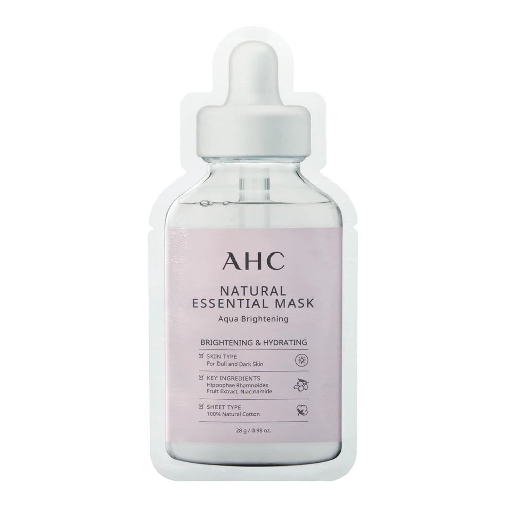 AHC Natural Essential Mask Aqua Brightening 28g - 5 pack