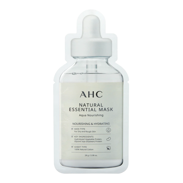 AHC Natural Essential Mask Aqua Nourishing 28g - 5 pack