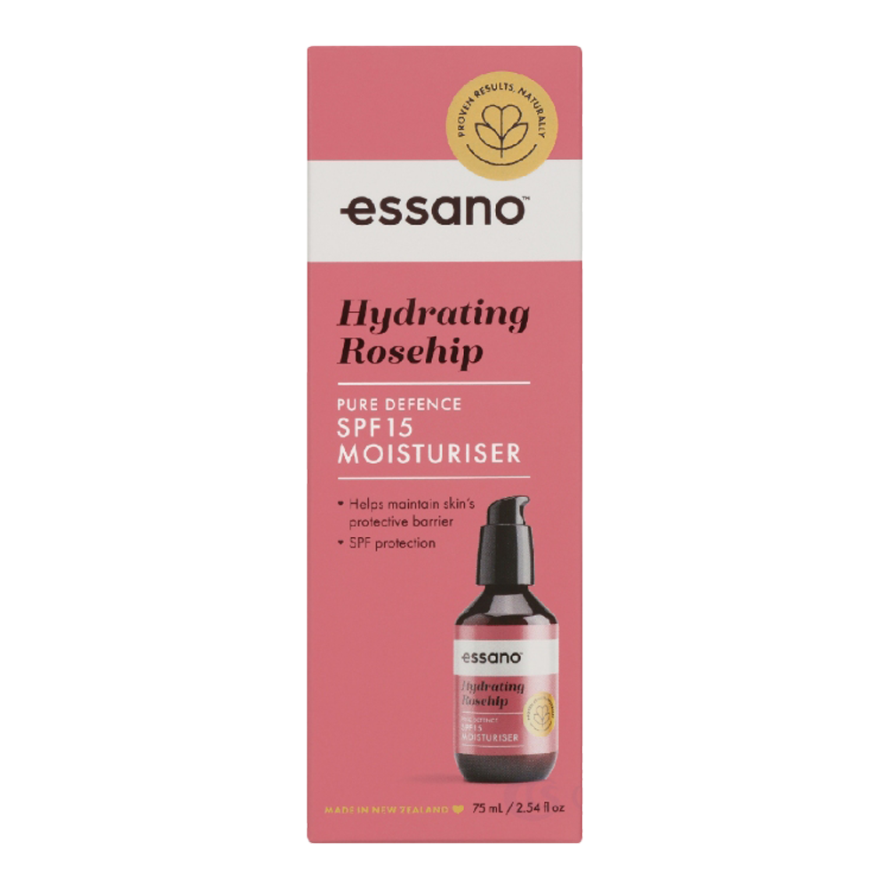 Essano Hydrating Rosehip Pure Defense SPF15 Moisturiser 75.0ml