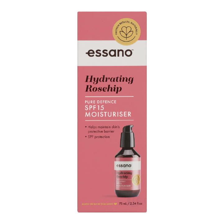 Essano Hydrating Rosehip Pure Defense SPF15 Moisturiser 75.0ml