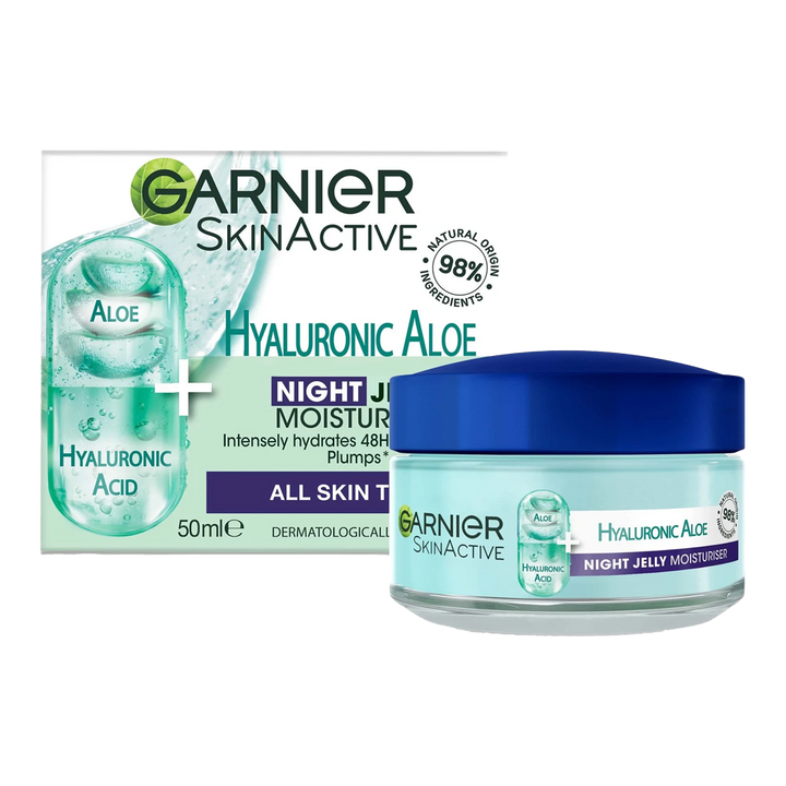 Garnier SkinActive Hyaluronic Aloe Night Jelly Moisturiser 50.0ml