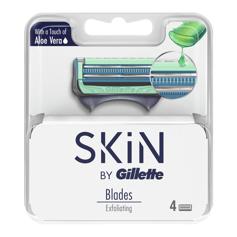 SKiN by Gillette Exfoliating Razor Blades - 4 pack