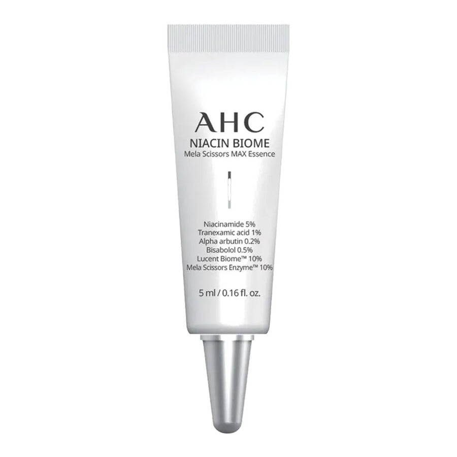 AHC Niacin Biome Mela Scissors Max Essence 5ml brightening essence with niacinamide for dark spots and even skin tone