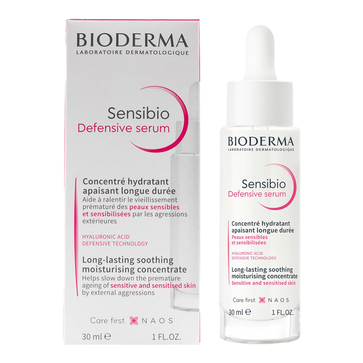 Bioderma Sensibio Defensive Serum texture – lightweight, non-greasy fluid ideal for sensitive, redness-prone skin