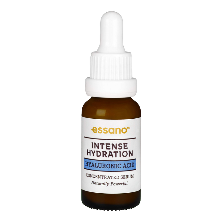 Essano Hyaluronic Acid Serum – 30ml bottle for intense hydration, enhanced skin elasticity, and a youthful glow.