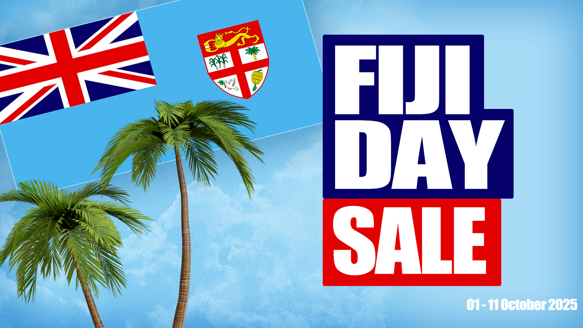 Fiji Day 2025 Week Sale mobile banner – 01 to 11 October exclusive beauty offers and savings at Blush Fiji