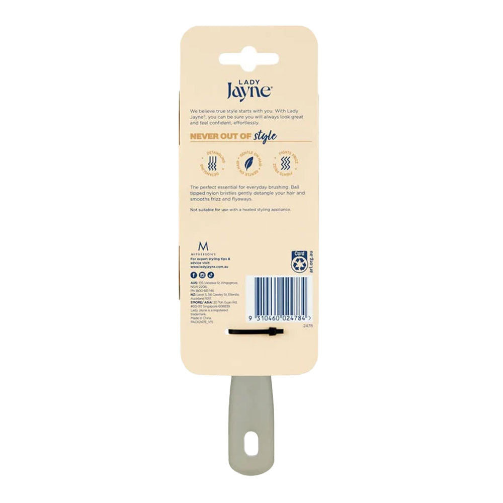 Lady Jayne Never Out Of Style Formation Brush packaging back with product details