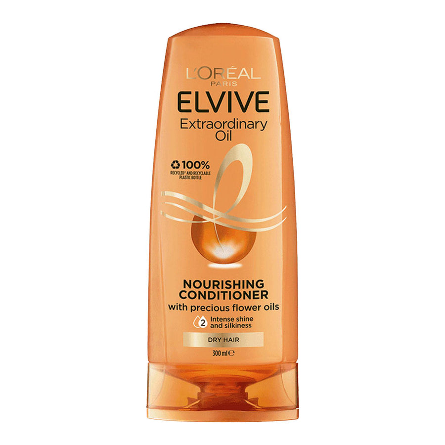 L'Oreal Elvive Extraordinary Oil Nourishing Conditioner for dry hair – hydrates, detangles & adds shine