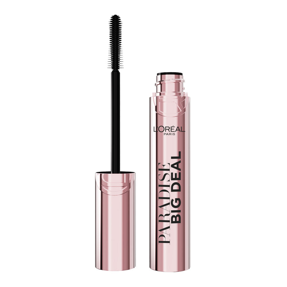 L'Oreal Paradise Big Deal Mascara Black volumising mascara for fuller fanned-out lashes with clump-resistant wear