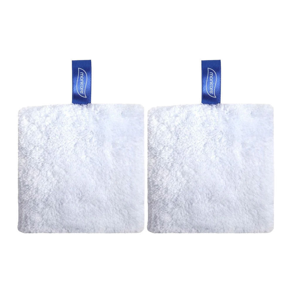 Manicare erase-it Reusable Make-Up Remover pads unboxed showing soft texture 