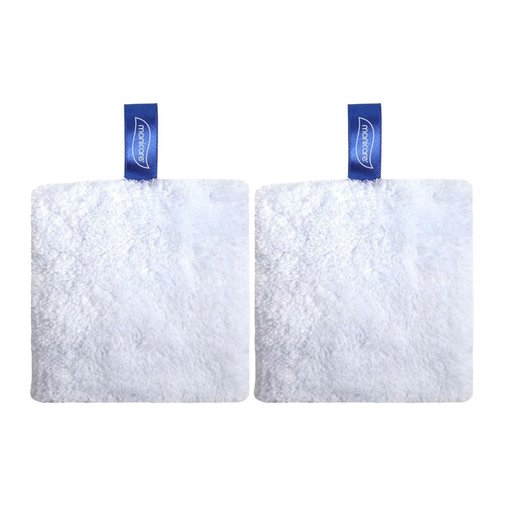 Manicare erase-it Reusable Make-Up Remover pads unboxed showing soft texture 