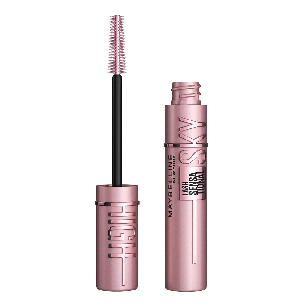 Maybelline Lash Sensational Sky High Mascara in 01 Very Black with Flex Tower brush and bamboo extract