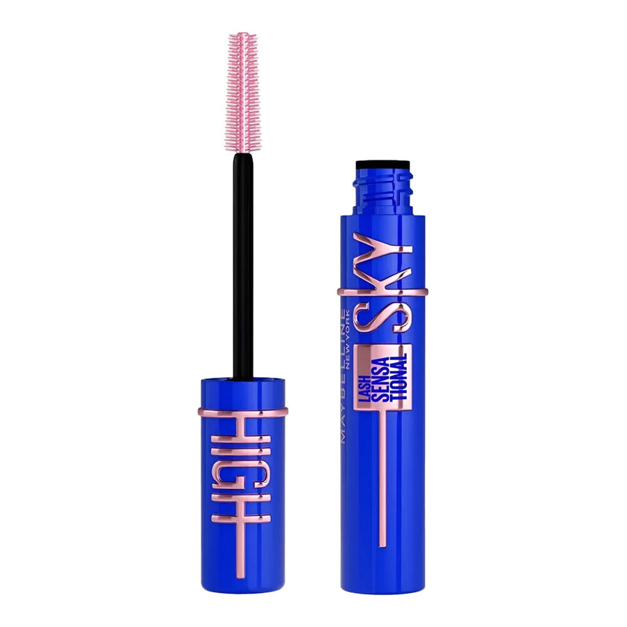 Maybelline Sky High Mascara Blue Mist – lengthening, volumising, weightless feel, Flex Tower brush for lifted lashes