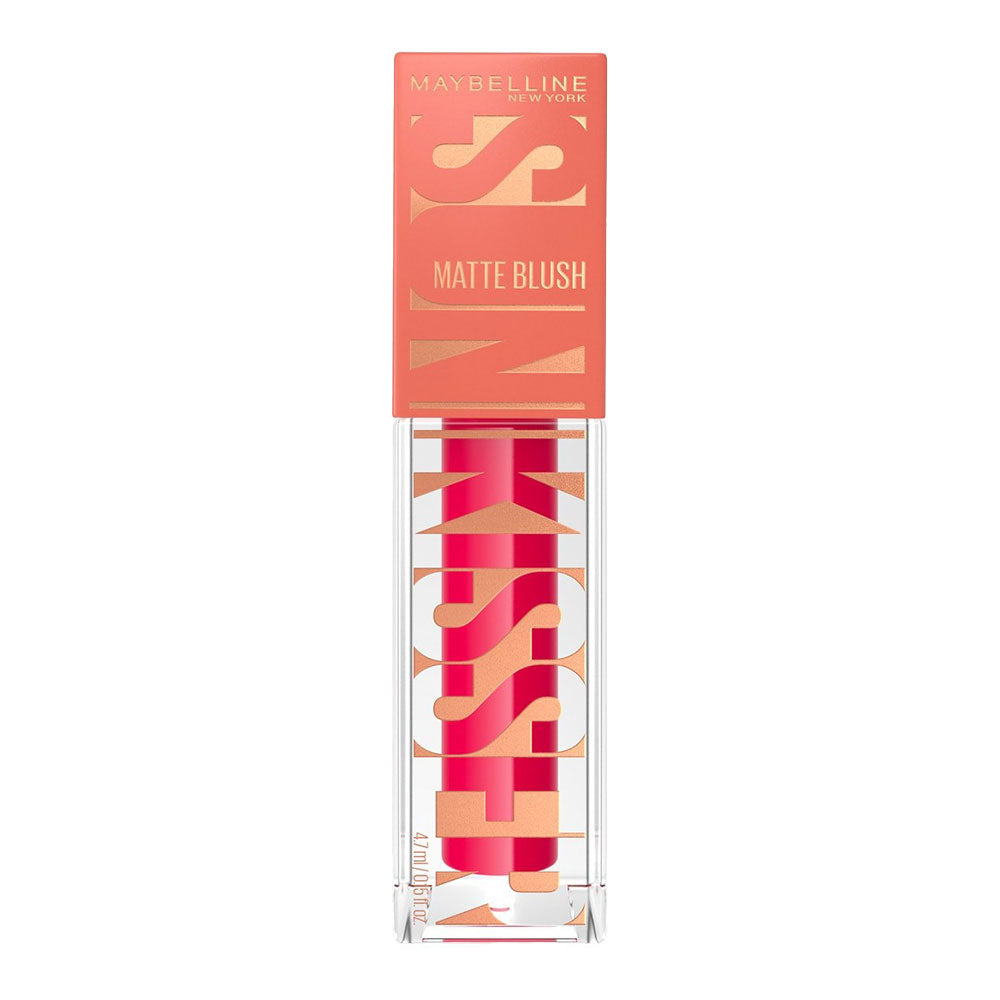 Maybelline Sunkisser Matte Blush 31 Hot Pink Summer, bold matte tint with buildable colour and 12HR wear – Blush Fiji