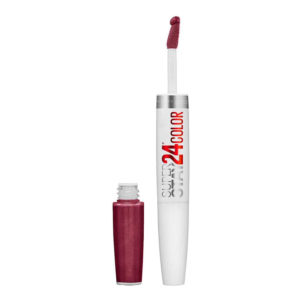 Maybelline Super Stay 24 Color Lipstick in 050 UNLIMITED RAISIN – bold longwear lip colour with conditioning balm