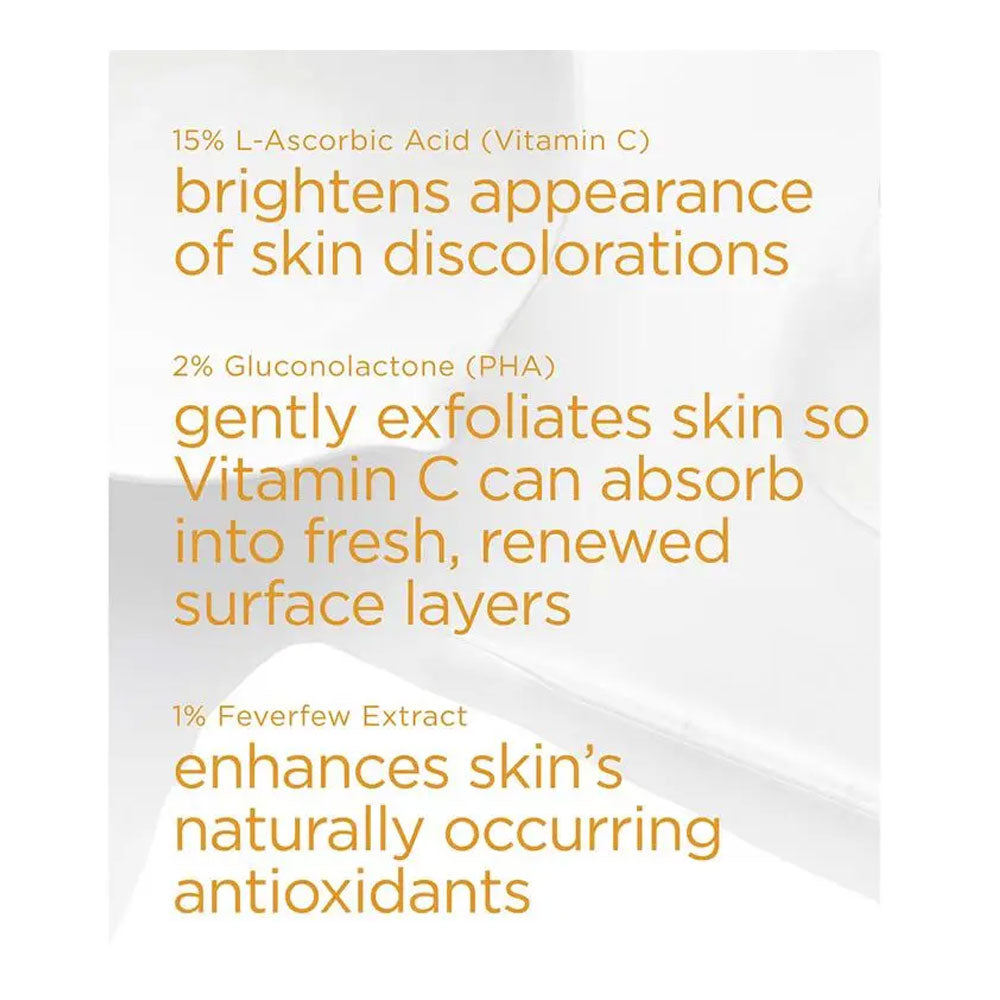 Neostrata Enlighten Illuminating Serum 30ml — key ingredients: 15% Pure Vitamin C & 2% Gluconolactone(PHA); brightening serum