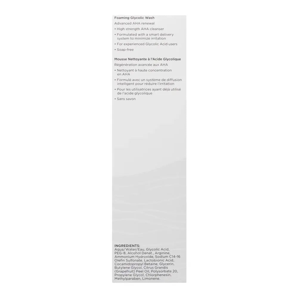 NEOSTRATA Resurface Foaming Glycolic Wash 125ml — ingredients: glycolic acid (AHA), PHA, conditioners for smoother skin