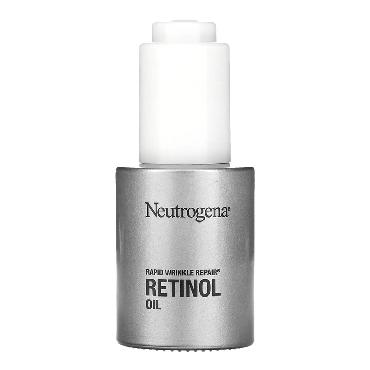Neutrogena Retinol Oil with 0.3% pure retinol visibly smooths deep wrinkles, brightens skin and improves texture