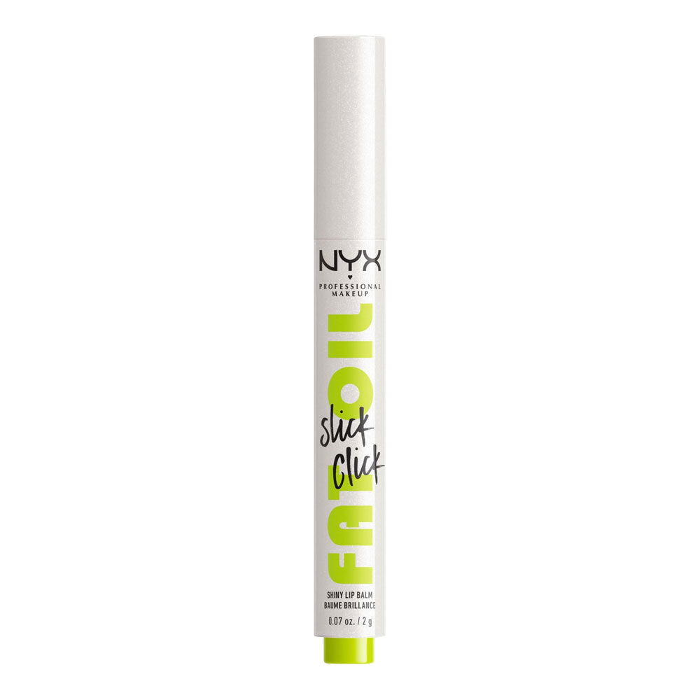 NYX Fat Oil Slick Click FOS01 Main Character vegan lip balm stick, glossy balm-to-oil shine with hydration – Blush Fiji