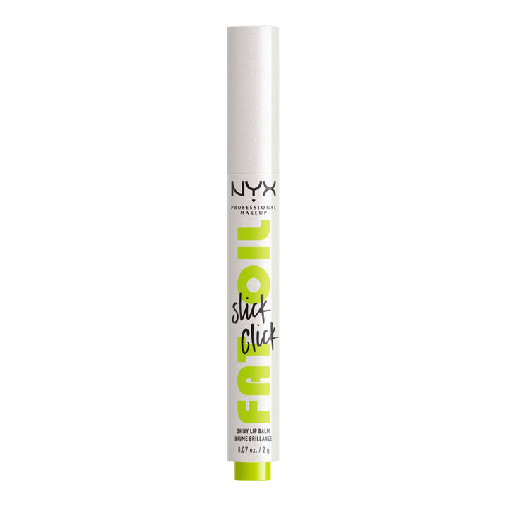 NYX Fat Oil Slick Click FOS01 Main Character vegan lip balm stick, glossy balm-to-oil shine with hydration – Blush Fiji