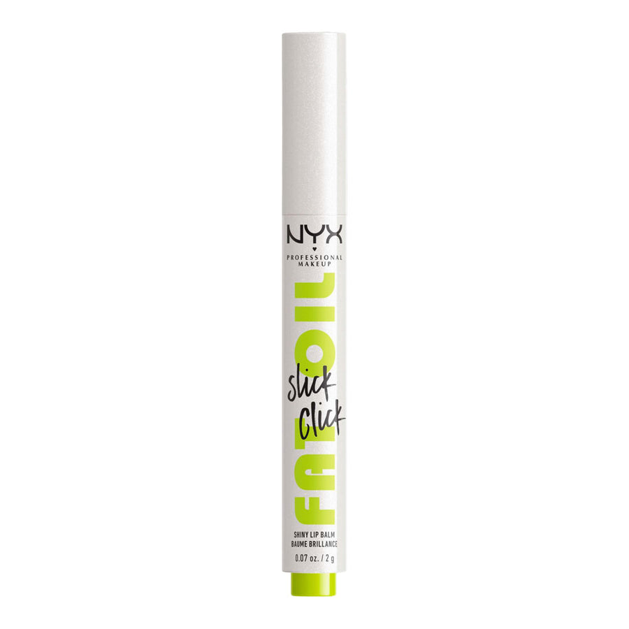 NYX Fat Oil Slick Click FOS01 Main Character vegan lip balm stick, glossy balm-to-oil shine with hydration – Blush Fiji
