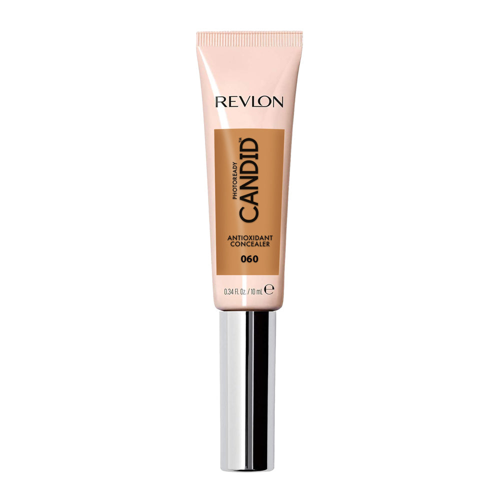 Revlon Candid Concealer 060 Deep – natural finish concealer with caffeine, anti-blue light care and breathable medium coverage