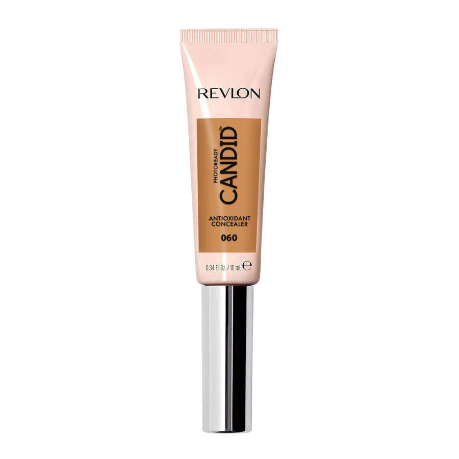 Revlon Candid Concealer 060 Deep – natural finish concealer with caffeine, anti-blue light care and breathable medium coverage