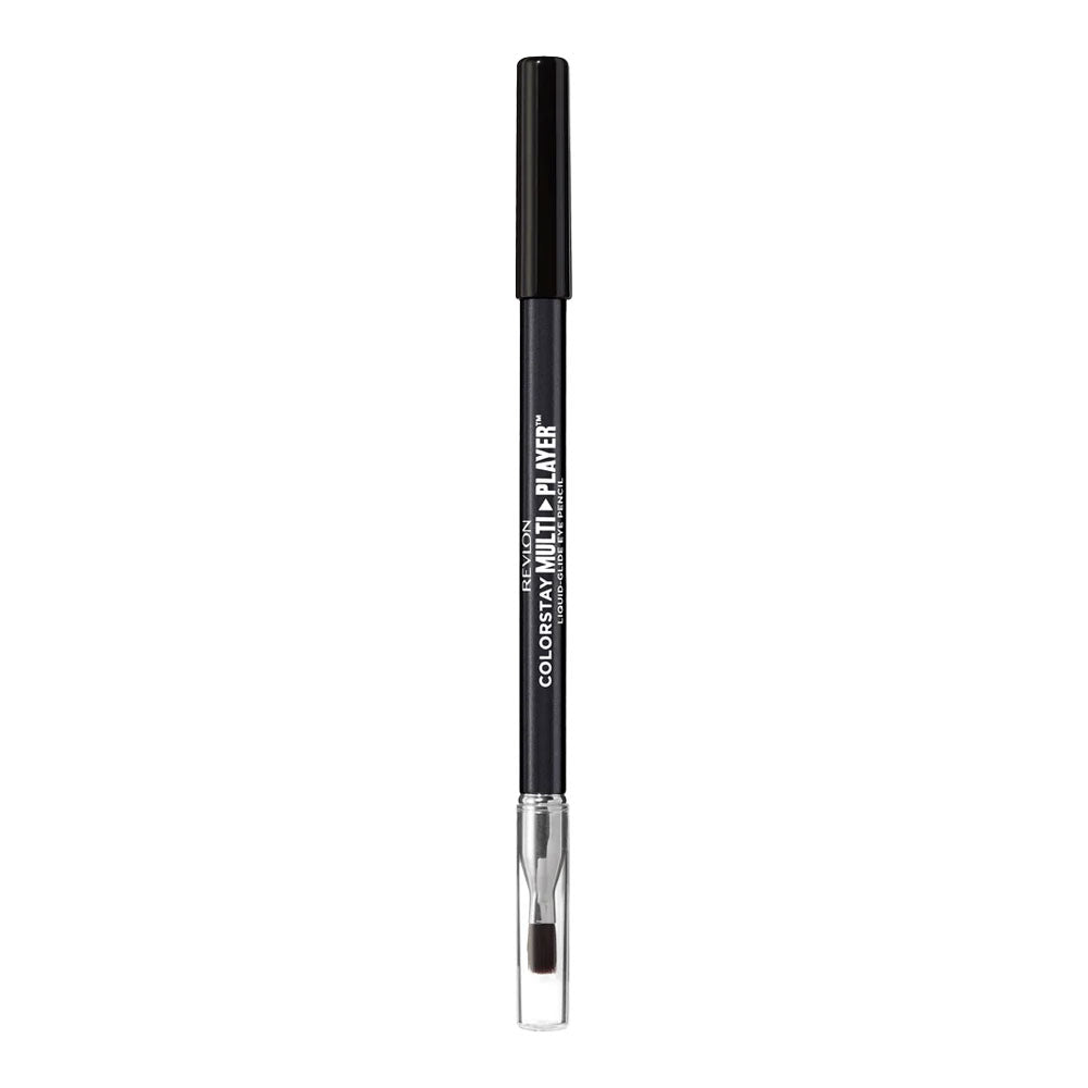 Revlon ColorStay Eye Pencil 401 Checkmate closed with lid, waterproof 12HR eyeliner with glide texture and brush – Blush Fiji