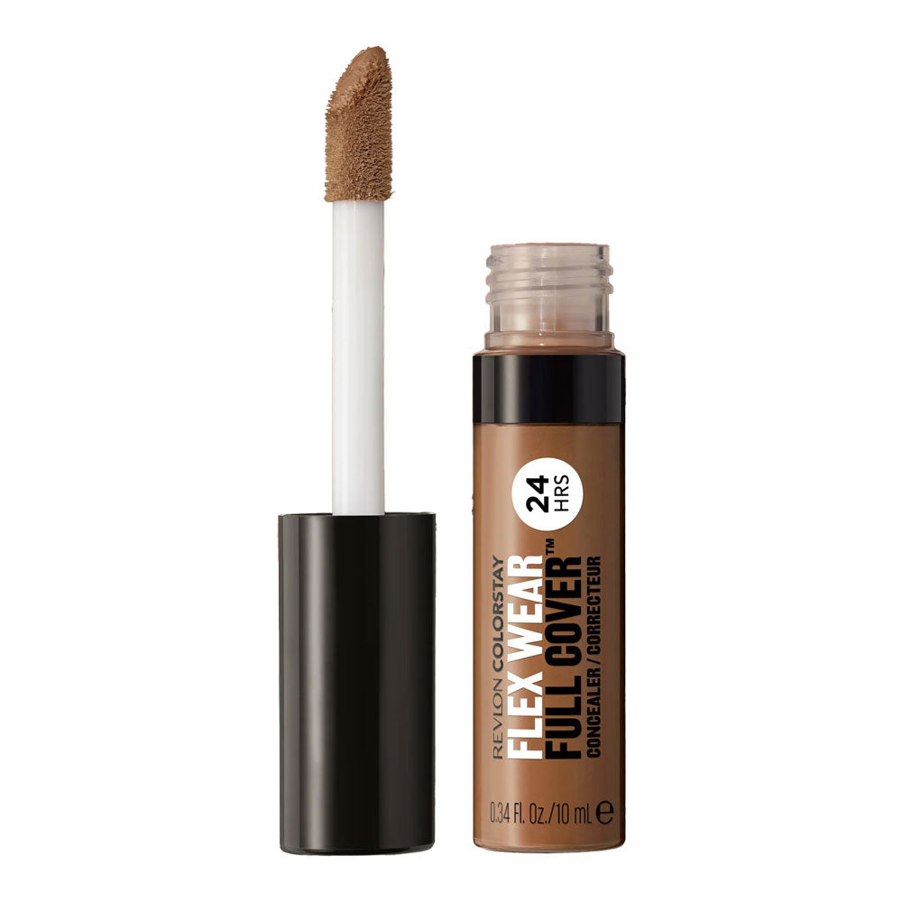 Revlon ColorStay Flex Wear Concealer 076 Caramel, 24HR longwear, transfer-resistant, crease-proof matte finish – Blush Fiji