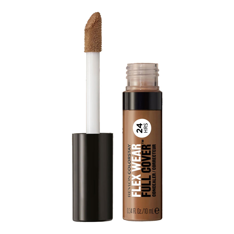Revlon ColorStay Flex Wear Concealer 076 Caramel, 24HR longwear, transfer-resistant, crease-proof matte finish – Blush Fiji